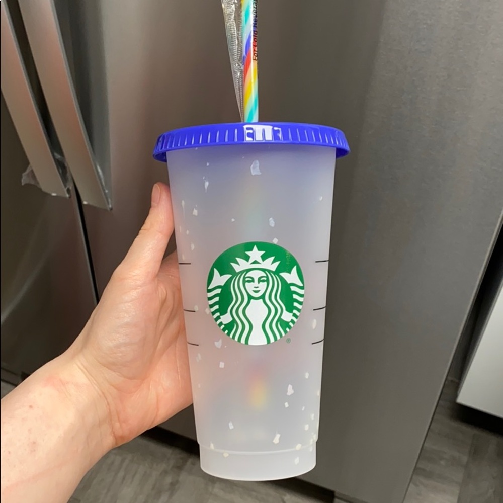 Starbucks color changing confetti cup 2020 NEW